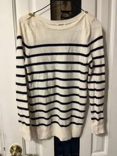 NOLLEY'Sのカシミヤボーダー　セーター38