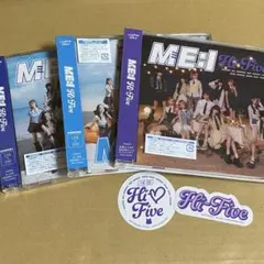ME:I  2ND シングル『Hi-Five』  三形態CD ロゴステッカー