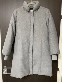 グレー　ウールダウンコート　ビーミングライフストアバイビームス