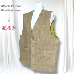 超希少　幻の一枚GRAND PACINA 日本製ウール＆コーデュロイ異素材ベスト