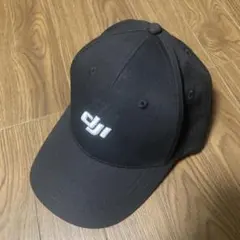 DJI ロゴ刺繍 ベースボールキャップ ブラック