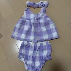 babyGAP ベビーギャップ　セットアップ　夏　チェック　6-12m 70cm
