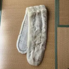 SAGA FOX ラビットファーショール ホワイト