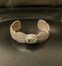 D. Ramone ターコイズ シルバー バングル ネイティブ シルバーアクセサリー バングル ターコイズ メンズ