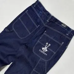 90s ICEBERG ルーニーテューンズ シャイニーデニム バギー ペインターのサムネイル