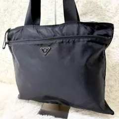 美品】PRADA プラダ 大容量 トートバッグ 黒 ギャラ付き B4656F - メルカリ