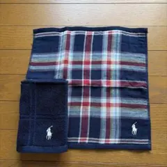 ラルフローレン　Ralph Lauren ウォッシュタオル ２枚組　新品
