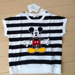 Disney ミッキーマウス Tシャツ 100cm ストライプ　branshesのサムネイル