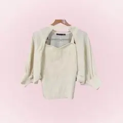 【美品】Heather ヘザー ニットボレロキャミセット