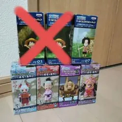 【新品】ワーコレ　ワンピース　5体セット　エース　ヤマト　モモの助