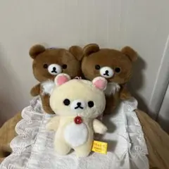 リラックマ ゴムひも付きマスコット 3個セット