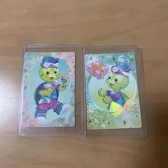 香港ディズニーランド20周年　コレクタブルカード　オルメル　2枚セット