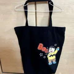 ドラえもん ジャイアン トートバッグ 黒 しまむら