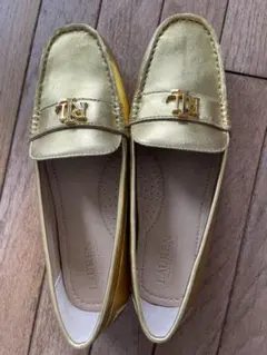 LAUREN Ralph Lauren ゴールド ローファーのサムネイル