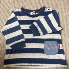 EDWIN ストライプ 長袖Tシャツ