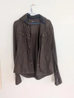 MICHEL KLEIN フード付きブラウンジャケットのサムネイル