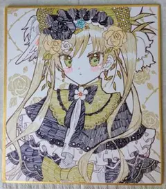 魔法少女ノ魔女裁判 まのさば 色紙 遠野ハンナ