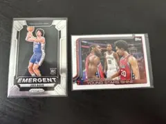 NBA topps panini Jared McCAIN RC 2枚セット