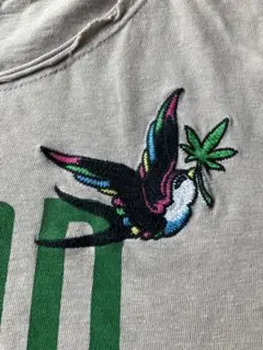 baba Tシャツ Mサイズ グレー 日本製 大麻 GOHEMP好き ハーベストのサムネイル