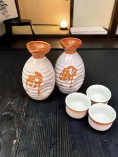 昭和レトロ徳利とお猪口セット - メルカリ