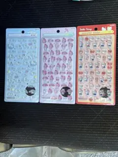 正規品ボンボンドロップシールマイメロ　シナモンキティ3枚セット　ミニ