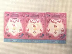 ミニーのファンダーランド リゾートライン スタンプラリー 台紙 未完成 3枚