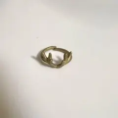 カオリノモリ　鹿の角モチーフ リング