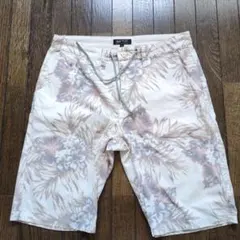 BEAMS HEART フラワープリントハーフパンツ M