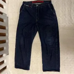 Tommy jeans 極太　バギー　デニム　スラックス　00s 濃紺のサムネイル