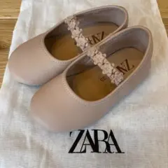 ZARA キッズバレエシューズ 14.5cm ピンク