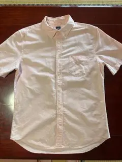Gap 半袖　ボタンダウンシャツ ピンク