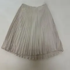COMME CA ISM プリーツスカート ベージュ Lのサムネイル