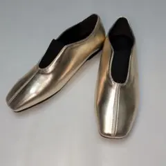 【新品】23.5〜24cm★ボンルシール★ゴールドスリッポン★М