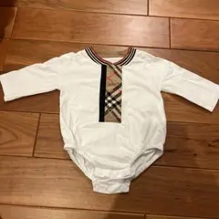 BURBERRY チェック柄ロンパース
