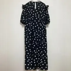 水玉模様ノースリーブロングワンピース スナイデル - メルカリ
