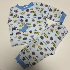 ユニクロ　パウパト　キルトパジャマ　90 ブルー　男の子