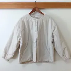 iro no hi 中綿 ノーカラー ブルゾン