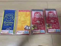 おさるのジョージ 1番くじ F賞 ハンドタオル 4枚セット