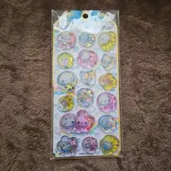 ぷくぷくあわわちゃん　ラメ入りウォーターシール