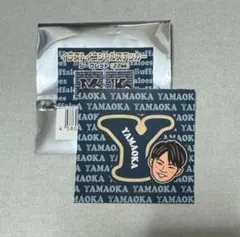 イニシャルステッカー　山岡