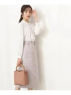 PROPORTION BODY DRESSING タイトスカート 薄紫