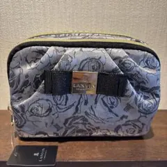 LANVIN ランバン 化粧ポーチ ポーチ マルチケース コスメケース シルバーのサムネイル