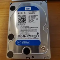 WD Blue 4TB HDD WD40EZRZ(管理199）フォーマット済