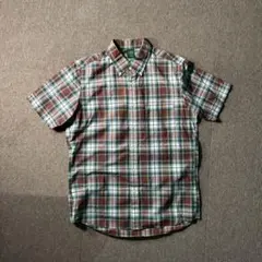 00s OLD UNIQLO メンズ L 半袖 チェックシャツ ボタンダウン