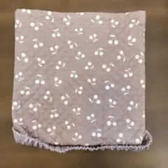 新品未使用　防災頭巾カバー　座布団カバー　ピンク　チェリー柄　入園　入学