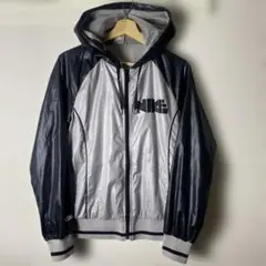 2000s NIKE nylon jacket hoodie big logo