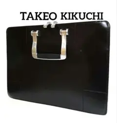 TAKEO KIKUCHI タケオキクチ　ビジネスバッグ　本革　レザー　A4可能のサムネイル