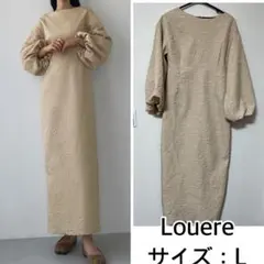 Louere❤️ふくれジャガードIラインワンピース　ルエレ