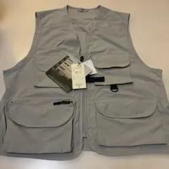 新品★メンズ多機能 ベスト Lサイズ グレーのサムネイル
