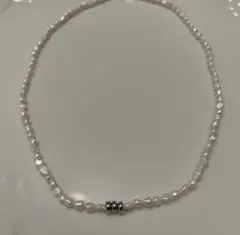 パールネックレス 淡水真珠 ケシパール マンテル 流行 デイリー